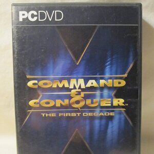 2006 PC Video Game: Command & Conquer - the 1st Decade - Case & DVD only